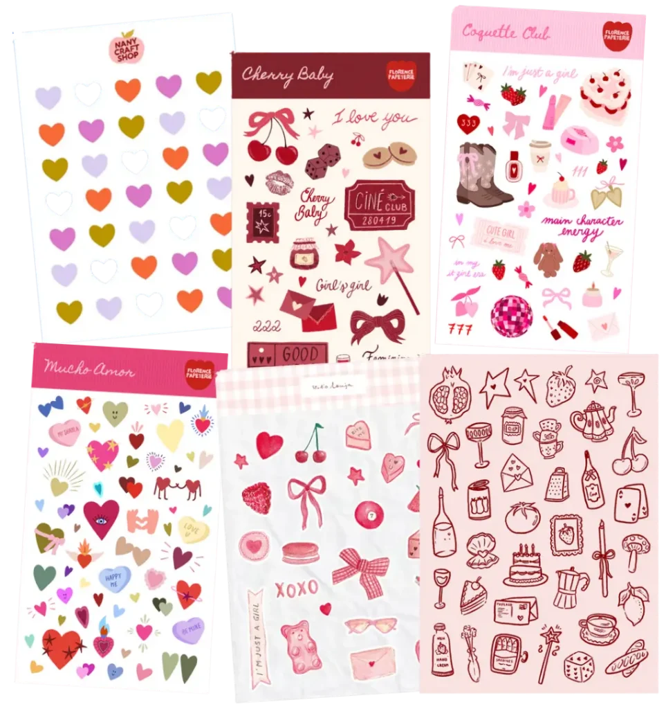 Ma wishlist de journaling pour la Saint-Valentin