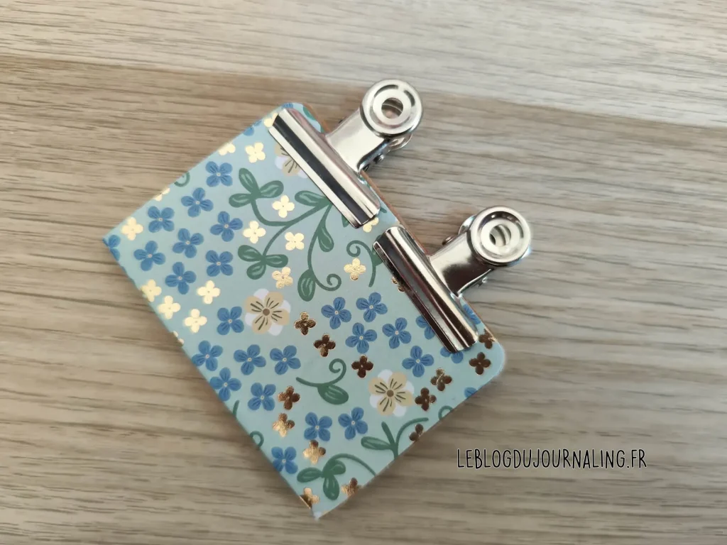 mini carnet de journaling