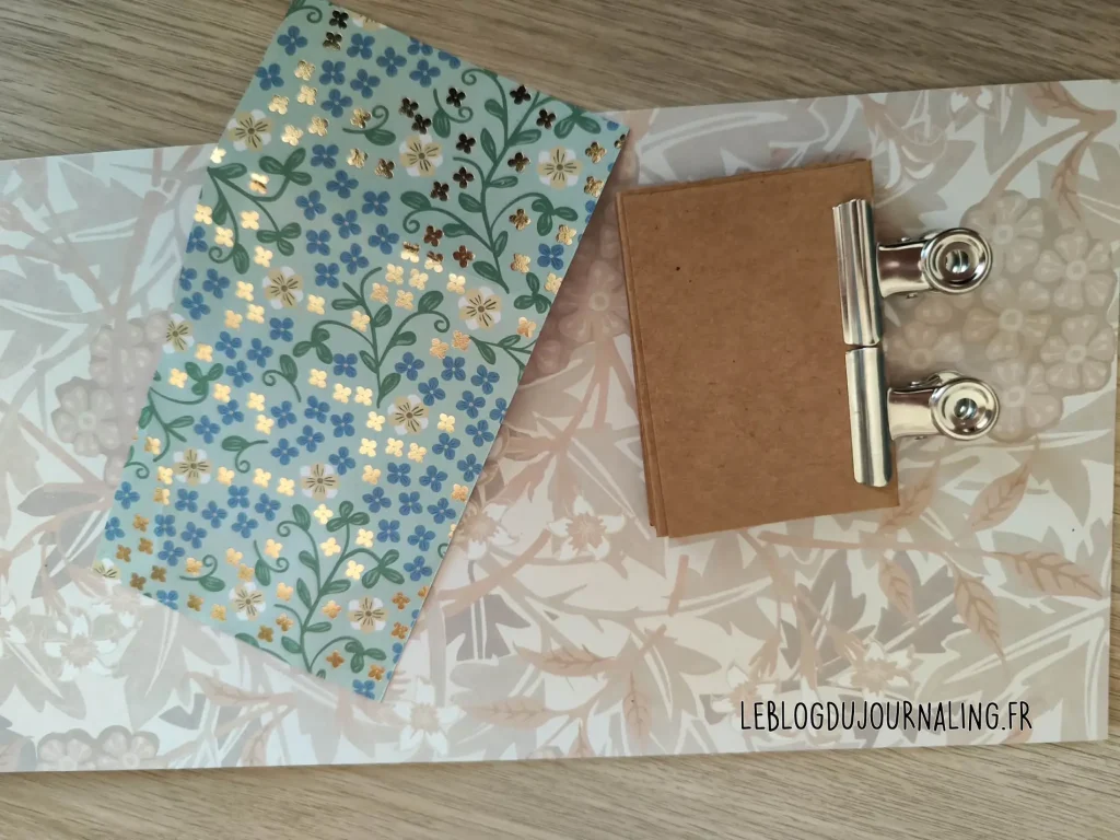 mini carnet de journaling