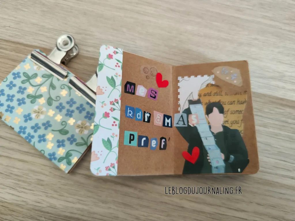 mini carnet de journaling