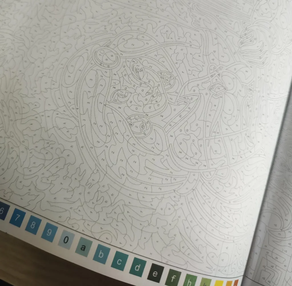 Comment commencer le coloriage mystère
